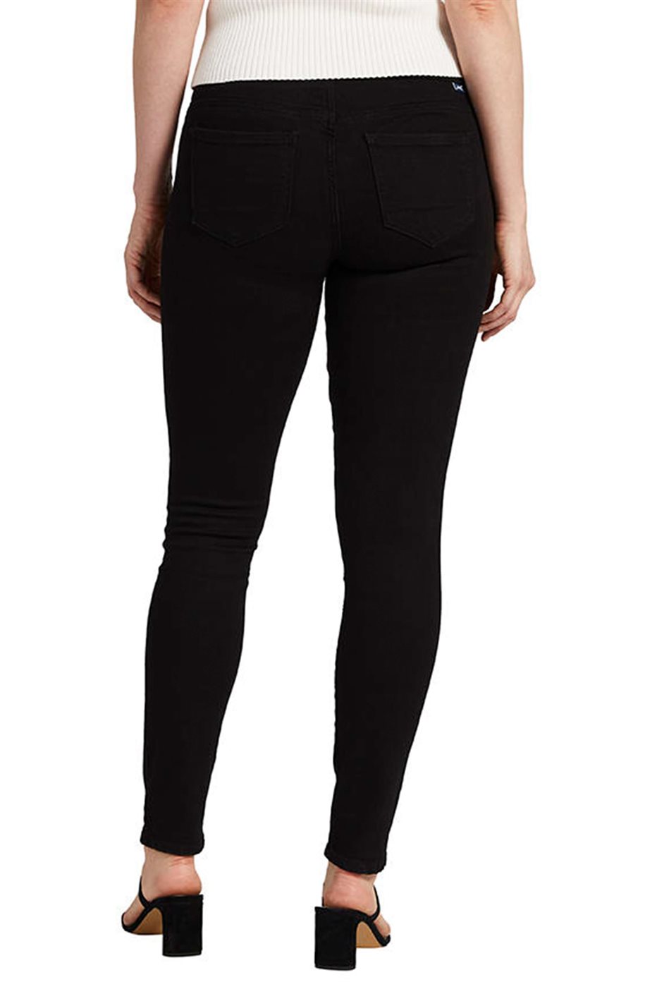 Jeans Nora Skinny Noir à Enfiler